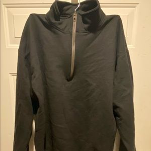 Gildan Men's Large quarter zip sweat shirt